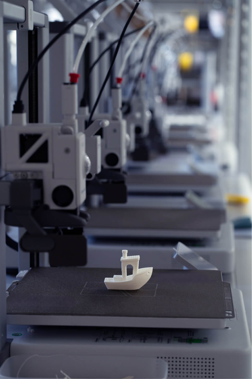 FFF方式3Dプリンターによる量産造形の様子