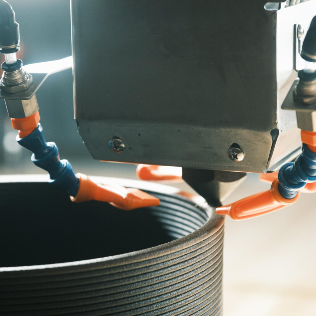 大型ペレット式3Dプリンターによる造形